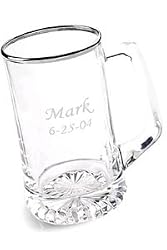 Engraved 25 oz. Silver Rimmed Sports Mug - Free Engraving