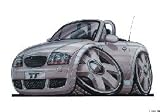 Review The Moneyman  / AUDI TT CABRIOLET Koolart image ceramic mug 059