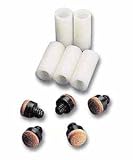 10 Ferrulen für Plastikschraubleder, 12mm.