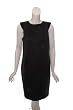 AVIU Embroidered Sheath Dress in Black
