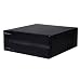 SILVERSTONE LC10B-MX LASCALA SERIES HOME ENTERTAINMENT MEDIA CENTER ENCLOSURE Black, Aluminum front panel, W/ VFD, IR, remote control - Standard ATX & micro ATX, 5.25 x 1 Exposed, 3.5 x 7 Internal