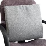 ComfortMakers Seat/Back Cushion, 17Wx2-3/4Dx17-1/2H, Black MAS91011