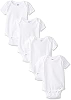 Gerber Unisex-Baby Four-Pack Organic Onesies