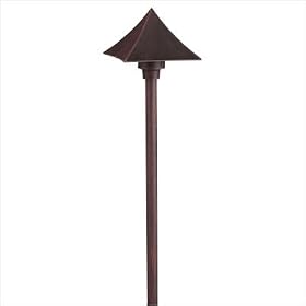 Hinkley Lighting 1577SC Diamond 1 Light Pathway Light in Southern Clay