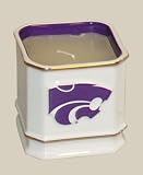 NCAA Kansas State Wildcats Ceramic Candle Holder