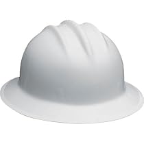 AO Safety Full Brim Hard Hat - White, Model# 91280-80001