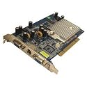 PNY VCGFX522PEB GeForce FX 5200 256MB VGA + VGA PCI Graphics Card - Retail