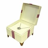 【Gemfa-購入者様専用ギフトケース】ジュエリーケース 脚付き クリーム