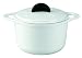 Daniel Boulud Kitchen Infiniti Cast Iron 3-Quart Round Roaster, White
