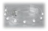 Peals on clear bra strap