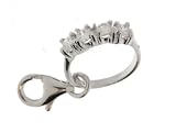 Produkt-Bild: ZEEme Charms-Anh&auml;nger Damenring 925/- Sterling Silber 357240011