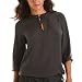 Armani Exchange Sheer Ruffle Blouse