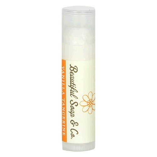 Beautiful Soap and Co. Lip Balm, Vanilla Tangerine, 0.15 oz (4.25 g) (Case Pack of 6)