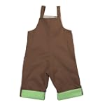 i play. Heavy Duty Rain Overalls, Brown, 18-24 Months