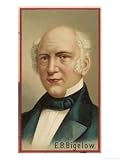 Erastus Brigham Bigelow American Inventor Who Invented Power Looms for Use in Manufacturing Art Giclee Poster Print, 18x24