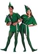 ORIGINAL Adult Peter Pan Costume - Also fun for Santa Helpers (Tights included)