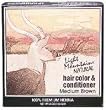 Hair Color & Conditioner-Brown - 4 oz - Powder