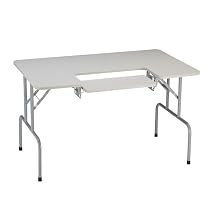 Folding Computer Table - Gray