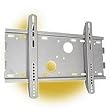 Plasma Wall Mount with Fixed Tilt for Medium Flat Screens - (Silver)