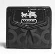 Coach Madison Op Art Signature Wallet Bag 43255 Black