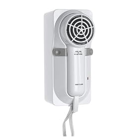 Jerdon 1600W Wall Mount Hair Dryer