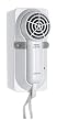 Jerdon 1600W Wall Mount Hair Dryer