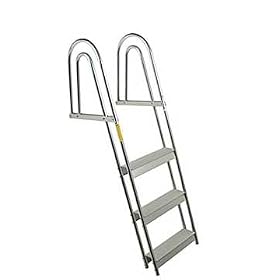 Garelick EEz-In 15350:01 Anodized Aluminum 5-Step Marine Dock Raft Ladder by Garelick/EEz-In