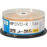 16x Write-Once DVD+R Spindle with Ink Jet Printable Surface