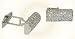 Search : 14K Solid White Gold & Diamond Cufflinks