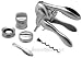 Metrokane Rabbit Wine Opener Tool Kit, Silver