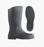 BLACK DUNLOP WELLINGTON BOOTS WELLIES STEEL TOE SAFETY