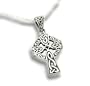 Celtic Knot Sun Cross Sterling Silver Pendant with 18" Necklace - Gift Boxed!