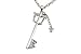 Kingdom Hearts Keyblade Silver Necklace