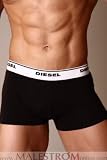 Diesel New Brettu Boxer-Brief (2-Pack) - White/Black