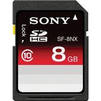 Sony Media 8 GB SDHC Flash Memory Card (SF8NX/TQ)
