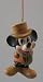 Disney Mickey Mouse Caroler Christmas Tree Ornament - 3 inches tall - collectible
