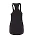 Next Level Ladies' French Terry Racerback Tank M BLACK