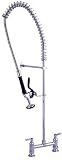 Kingston Brass FPR3BR Complete Deck Mount Pre-Rinse Unit - Chrome