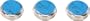 Bach Turquoise Trumpet Finger Buttons 3-Pack Silver