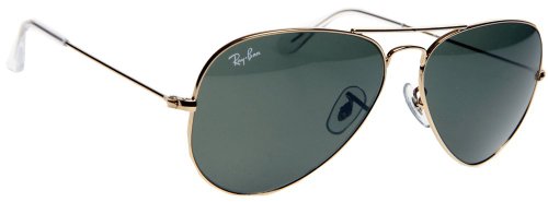 Ray Ban RB 3025 RB3025 001 Gold Aviator RayBan Sunglasses 62mm