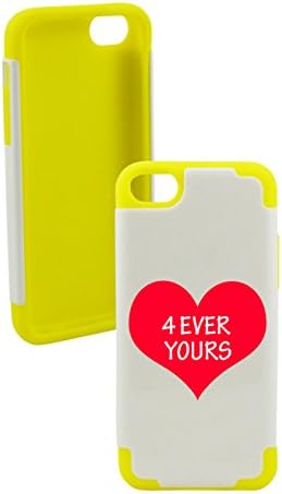 For iPhone 5C 4 Ever Yours Design- LIFETIME WARRANTY (yellow)
