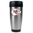 Kansas City Chiefs 16oz Stainless Steel Travel Tumbler (Primary Logo)