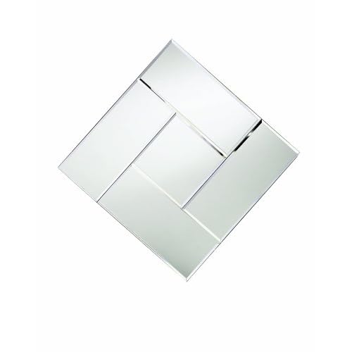 V Groove Mirror 20"H, 20"W Wall Mounted Mirrors