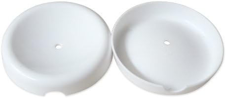 TANGCHU Flower Forming Cups Set of 2pcs 3.74inch Of Diameter White