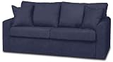 Fairview Royal faux suede Laney Sofa