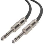 Dayton Audio CAQ-10N 1/4" TRS To 1/4" TRS Cable 10 ft.