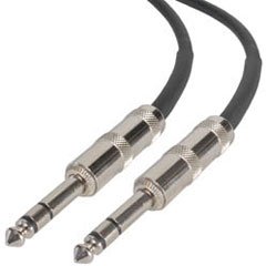 Dayton Audio CAQ-10N 1/4" TRS To 1/4" TRS Cable 10 ft.