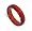 Genuine Carnelian 6 MM Band Gemstone Ring Size 5