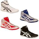 ASICS FUERTE wrestling D&D White/Black - Size 14