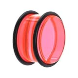 3/4 Inches Pink Acrylic Plug